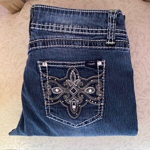 Angel skinny jeans 11 rhinestone detail stretch